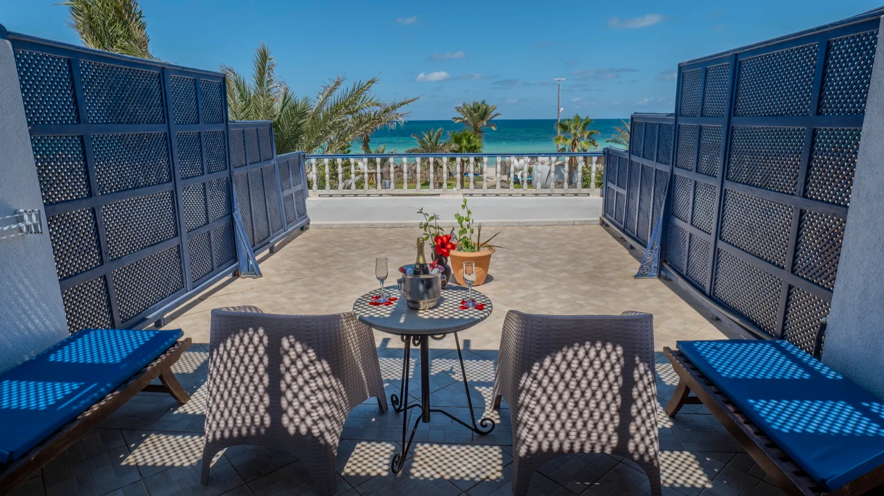 Chambre vue mer à Dar El Bhar, Djerba · photo 2