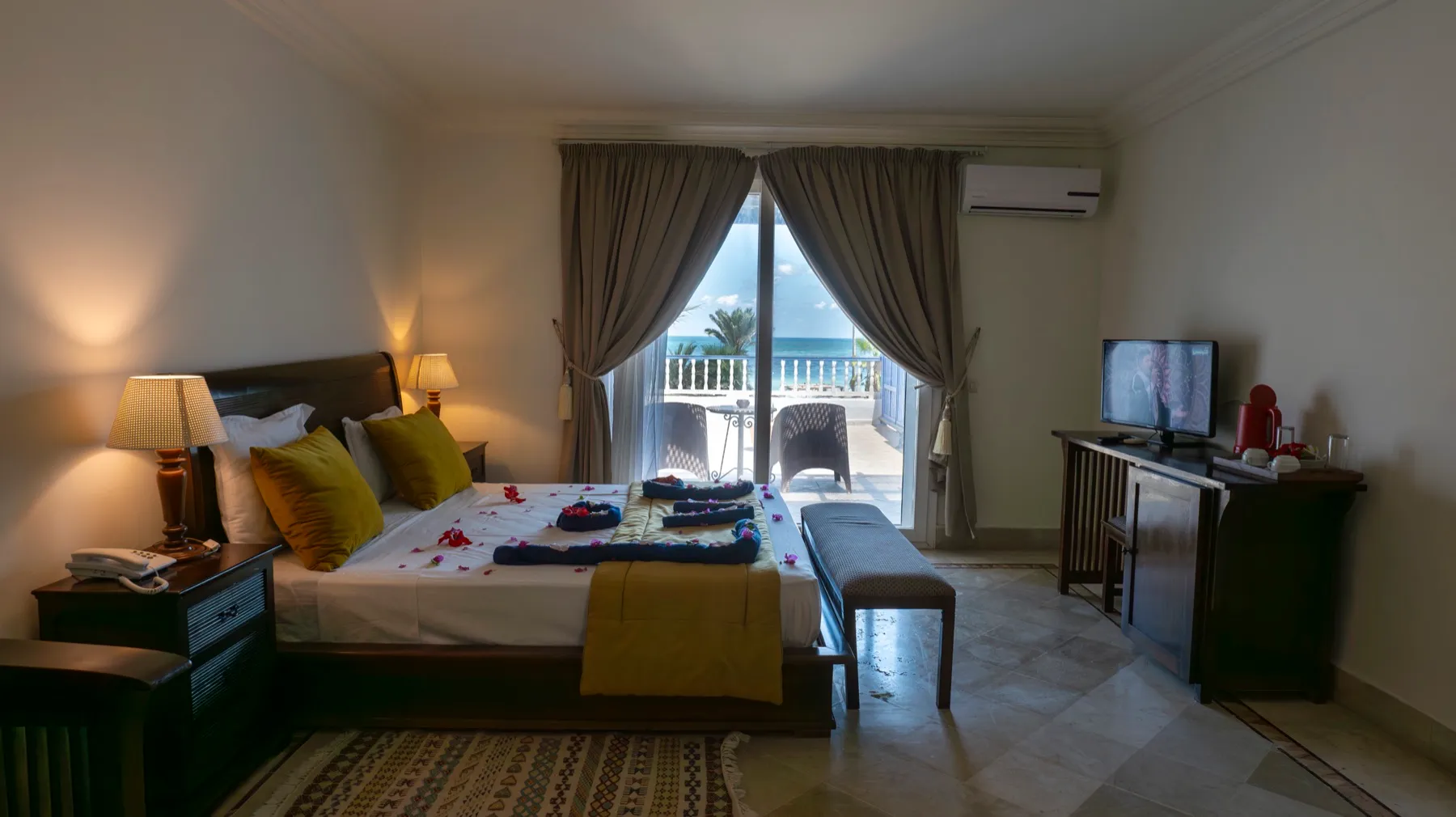 Chambre vue mer à Dar El Bhar, Djerba · photo 1
